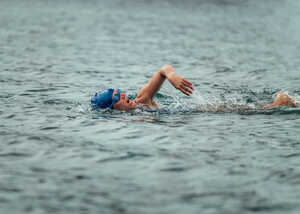 Social distancing aware open water swimming 2021